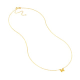 Birmingham Jewelry - 14K Yellow Gold So You Mini Butterfly Adjustable Necklace - Birmingham Jewelry