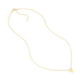 Birmingham Jewelry - 14K Yellow Gold So You Mini Cactus Adjustable Necklace - Birmingham Jewelry