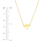 Birmingham Jewelry - 14K Yellow Gold So You Mini Dragonfly Adjustable Necklace - Birmingham Jewelry