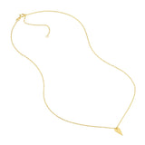 Birmingham Jewelry - 14K Yellow Gold So You Mini Engravable Heart Adj Necklace - Birmingham Jewelry