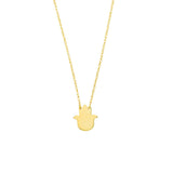 Birmingham Jewelry - 14K Yellow Gold So You Mini Hamsa Adj Necklace - Birmingham Jewelry