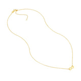 Birmingham Jewelry - 14K Yellow Gold So You Mini Infinity Symbol Adj Necklace - Birmingham Jewelry