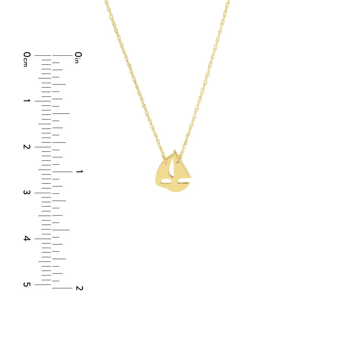 14K Yellow Gold So You Mini Sailboat Adjustable Necklace Birmingham Jewelry Necklace Birmingham Jewelry 