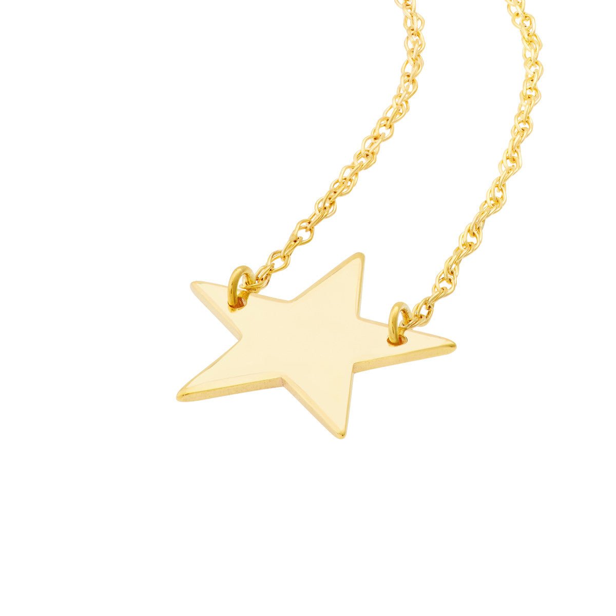Birmingham Jewelry - 14K Yellow Gold So You Mini Star Adjustable Necklace - Birmingham Jewelry
