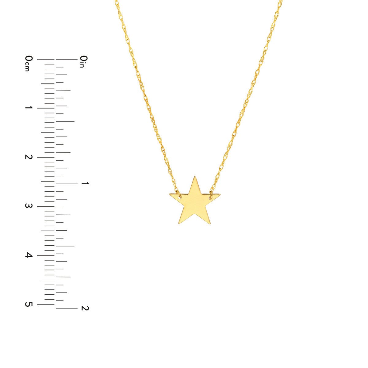 Birmingham Jewelry - 14K Yellow Gold So You Mini Star Adjustable Necklace - Birmingham Jewelry