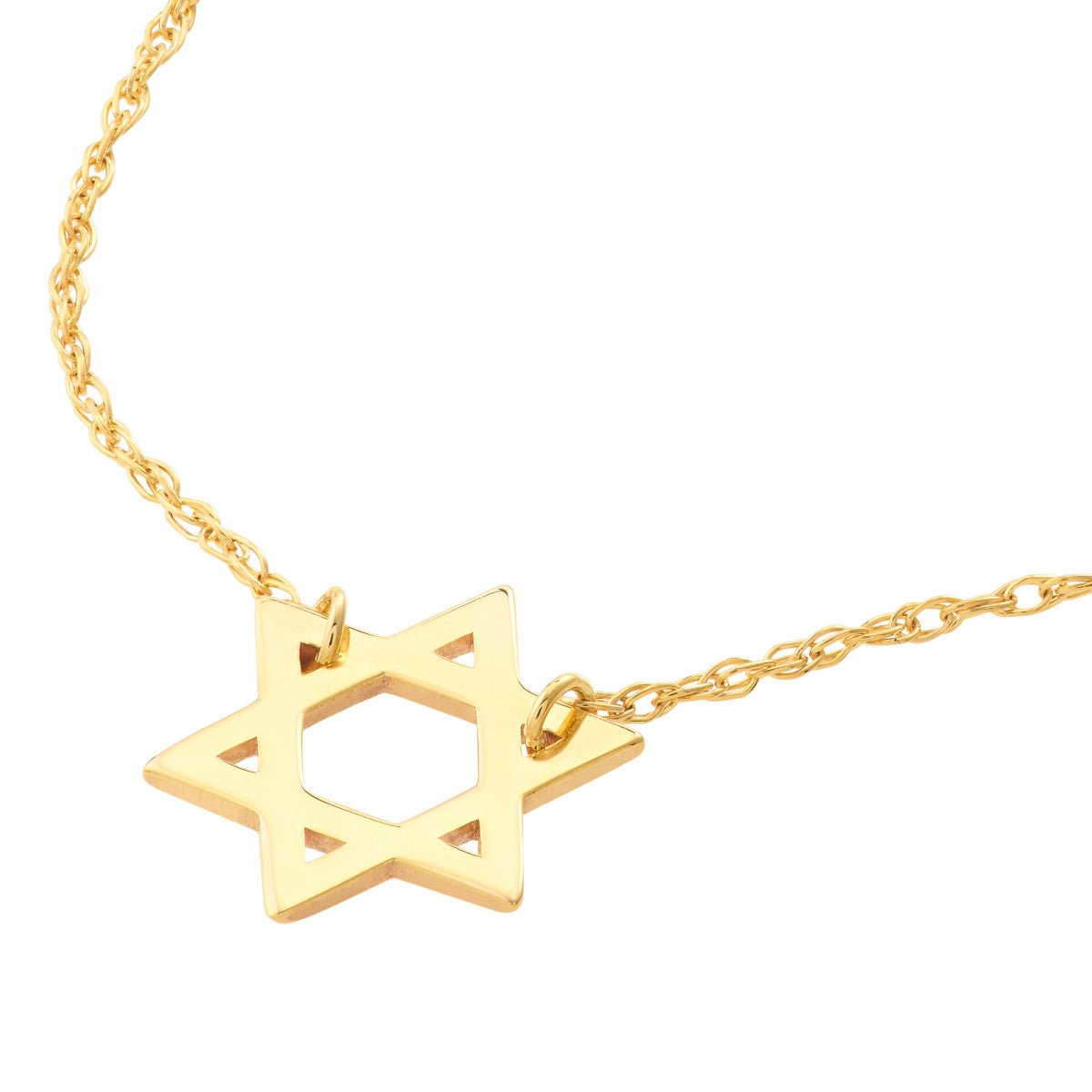 Birmingham Jewelry - 14K Yellow Gold So You Mini Star Of David Necklace - Birmingham Jewelry
