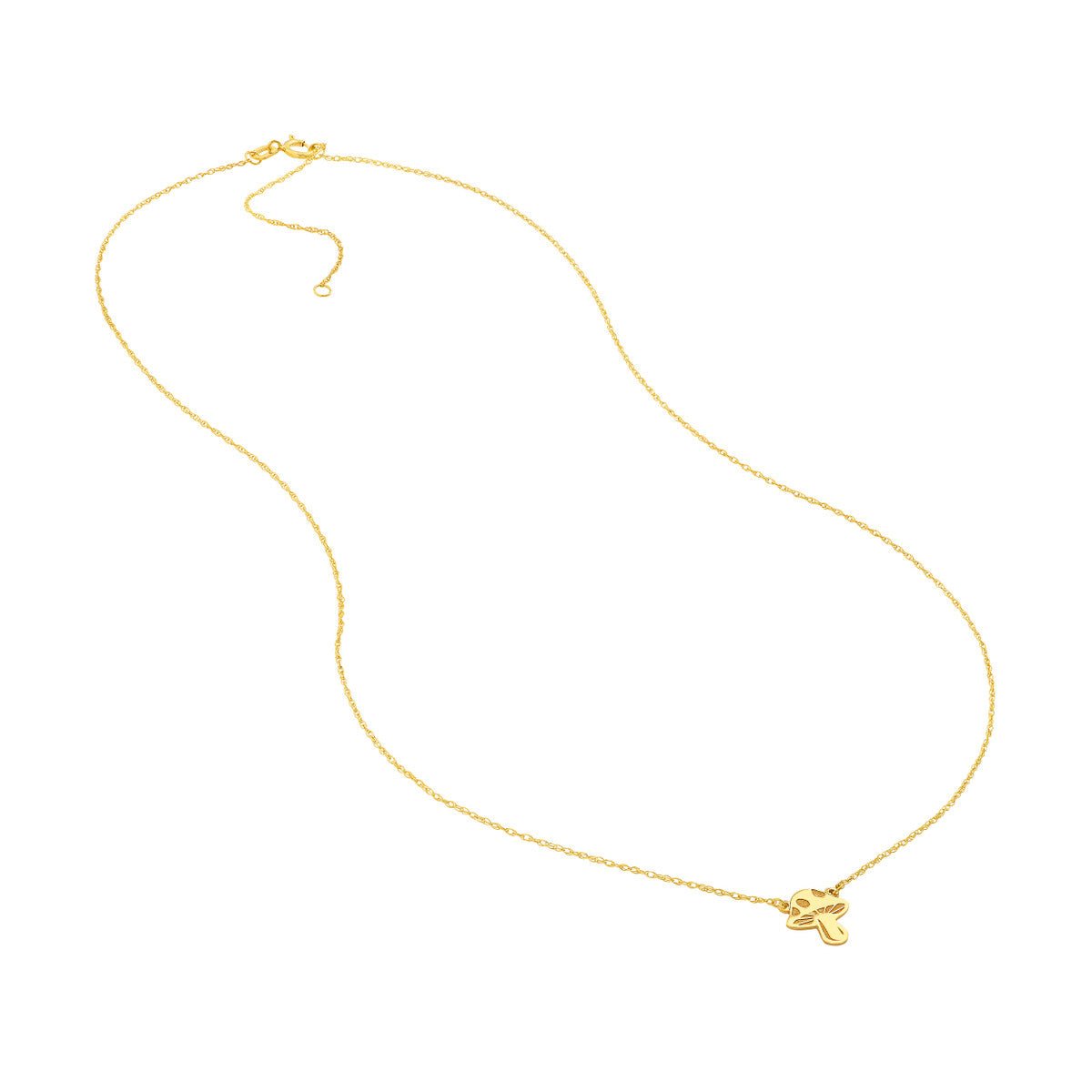Birmingham Jewelry - 14K Yellow Gold So You Mushroom Necklace - Birmingham Jewelry