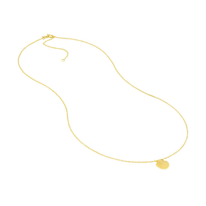 Birmingham Jewelry - 14K Yellow Gold So You Seashell Necklace - Birmingham Jewelry