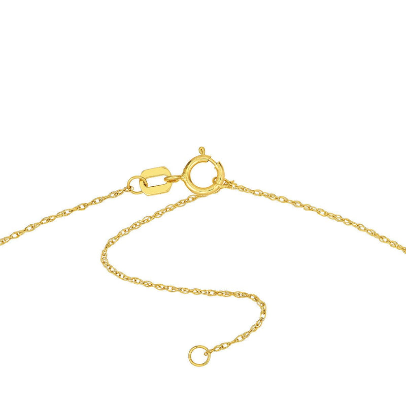 Birmingham Jewelry - 14K Yellow Gold So You Wave Open Circle Necklace - Birmingham Jewelry