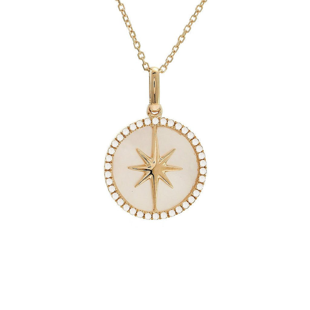 14K Yellow Gold Star Shell 2024 Pendent