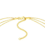 Birmingham Jewelry - 14K Yellow Gold Triple Graduated Box Link Necklace with Lobster Lock - Birmingham Jewelry