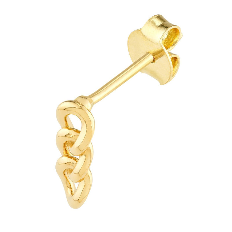 Birmingham Jewelry - 14K Yellow Gold Triple Link Earrings - Birmingham Jewelry