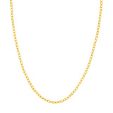 Birmingham Jewelry - 14K Yellow Gold Twisted Forzentina Chain with Lobster Lock - Birmingham Jewelry