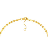 Birmingham Jewelry - 14K Yellow Gold Valentino Chain Adjustable Anklet - Birmingham Jewelry