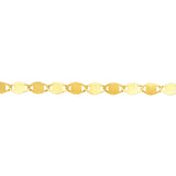 Birmingham Jewelry - 14K Yellow Gold Valentino Chain Adjustable Anklet - Birmingham Jewelry