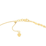 Birmingham Jewelry - 14K Yellow Gold Valentino Chain Disc Drops Adj. Choker - Birmingham Jewelry