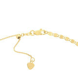Birmingham Jewelry - 14K Yellow Gold Valentino Chain Rhombus Drops Adj. Choker - Birmingham Jewelry
