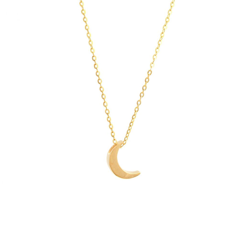 14K Yellow Moon Gold Necklace Birmingham Jewelry Necklace Birmingham Jewelry 