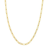 18K Yellow Gold 3.80mm Designer Long Link Chain Birmingham Jewelry Chain Birmingham Jewelry 