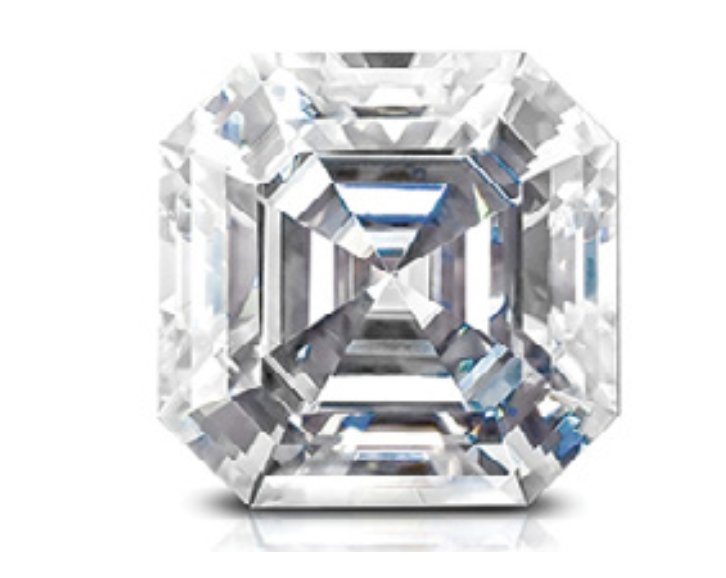 Asscher Cut Colorless Moissanite Birmingham Jewelry Moissanite Birmingham Jewelry 