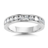 CHANNEL-SET DIAMOND WEDDING BAND 14K White Gold Birmingham Jewelry Wedding Band Birmingham Jewelry 