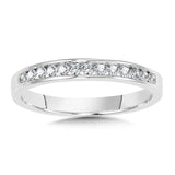 CHANNEL-SET DIAMOND WEDDING BAND 14K White Gold Birmingham Jewelry Wedding Band Birmingham Jewelry 