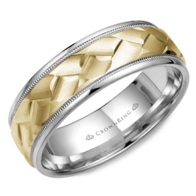 CrownRing WB-9098 CrownRing Men's Band Birmingham Jewelry 