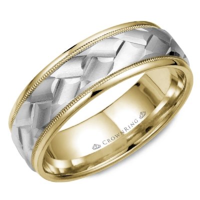 CrownRing WB-9098 CrownRing Men's Band Birmingham Jewelry 