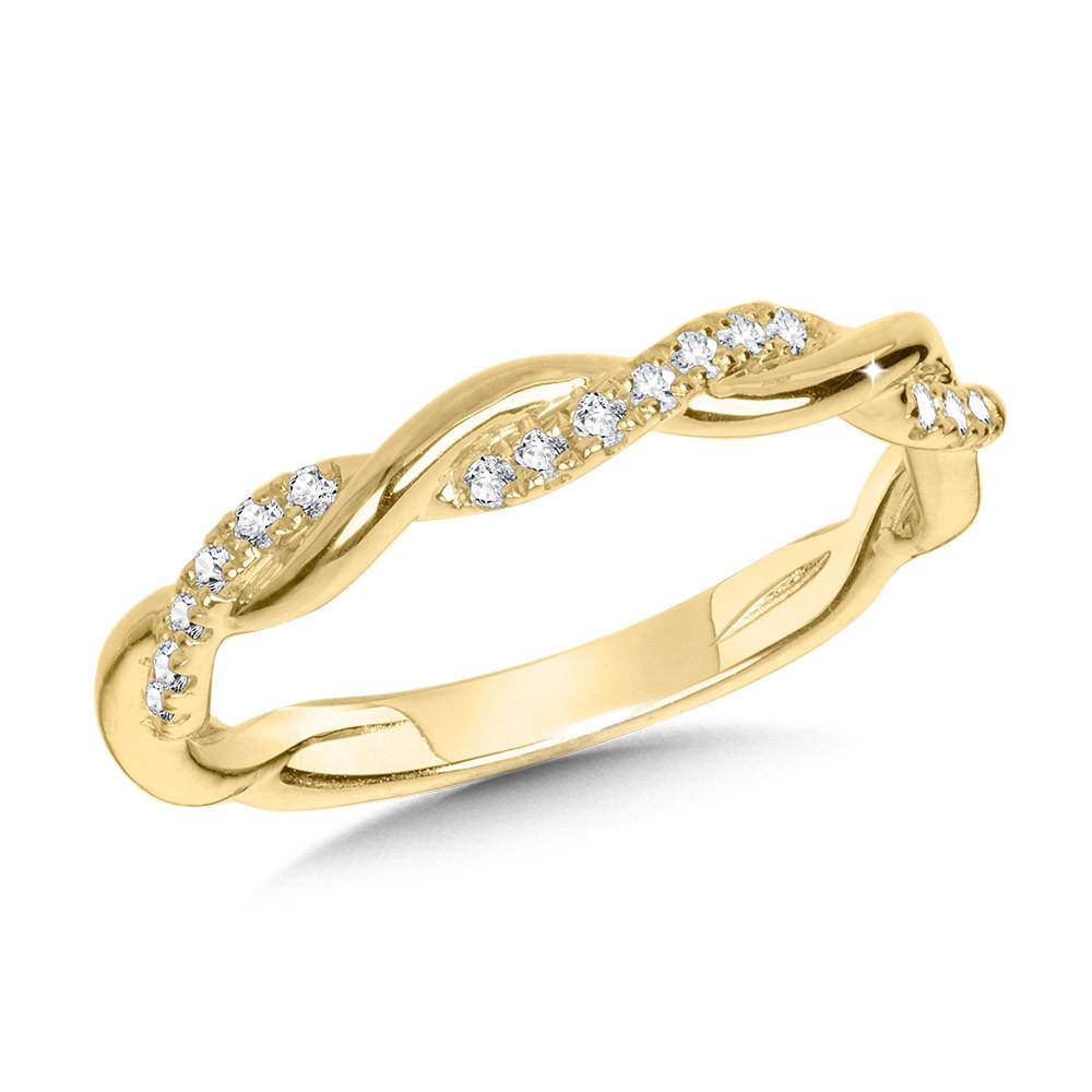 DIAMOND CRISSCROSS STACKABLE GRATITUDE BAND Birmingham Jewelry Anniversary Band Birmingham Jewelry 