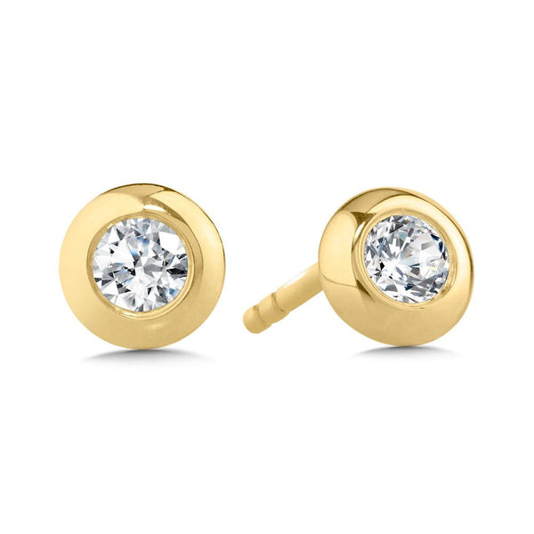 DIAMOND LINKS SOLITAIRE STUD EARRINGS Birmingham Jewelry Earrings Birmingham Jewelry 
