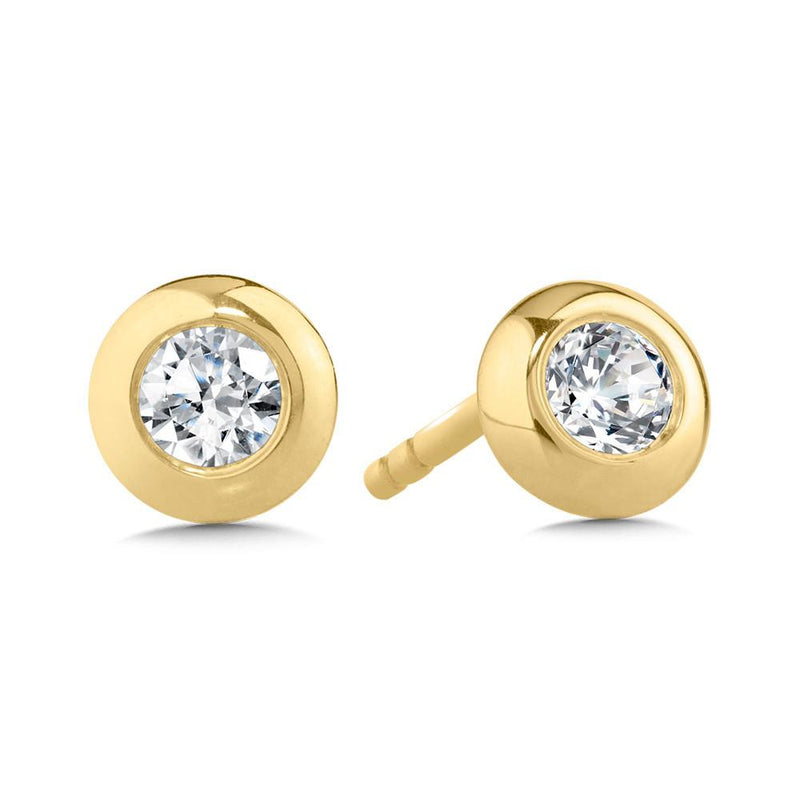DIAMOND LINKS SOLITAIRE STUD EARRINGS Birmingham Jewelry Earrings Birmingham Jewelry 