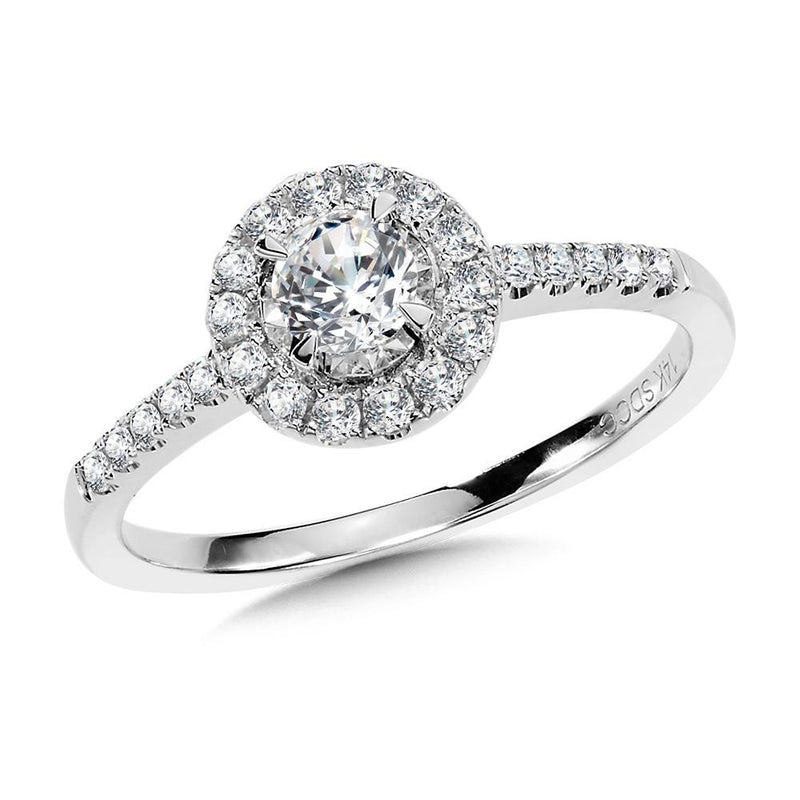DIAMOND STAR HALO ENGAGEMENT RING Birmingham Jewelry Engagement Ring Birmingham Jewelry 