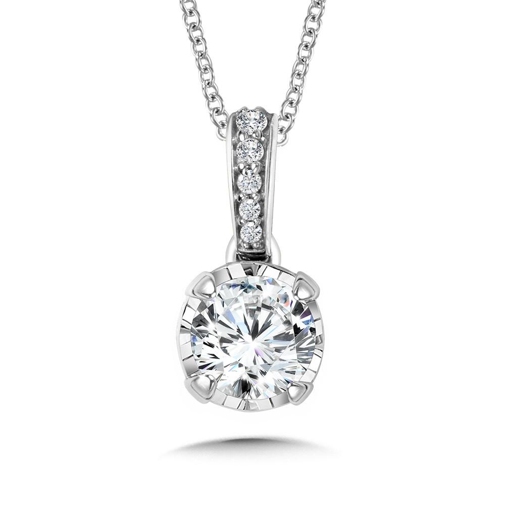 DIAMOND STAR SOLITAIRE PENDANT Birmingham Jewelry Pendant Birmingham Jewelry 