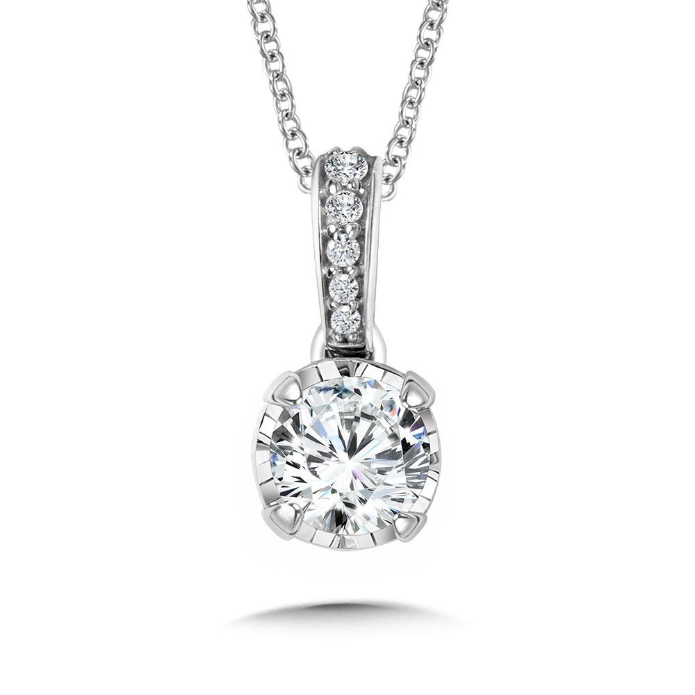 DIAMOND STAR SOLITAIRE PENDANT Birmingham Jewelry Pendant Birmingham Jewelry 