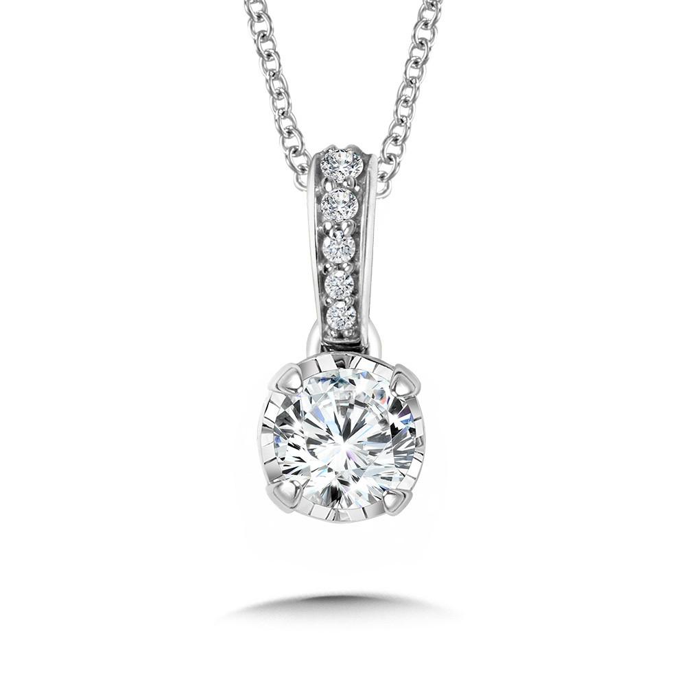 DIAMOND STAR SOLITAIRE PENDANT Birmingham Jewelry Pendant Birmingham Jewelry 