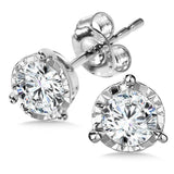 DIAMOND STAR SOLITAIRE STUD EARRINGS Birmingham Jewelry Earrings Birmingham Jewelry 