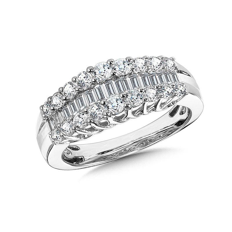 GRADUATING BAGUETTE DIAMOND ANNIVERSARY BAND Birmingham Jewelry Anniversary Band Birmingham Jewelry 