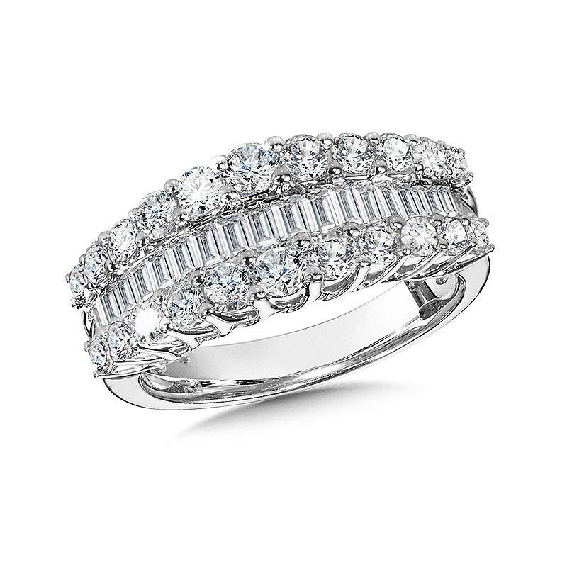 GRADUATING BAGUETTE DIAMOND ANNIVERSARY BAND Birmingham Jewelry Anniversary Band Birmingham Jewelry 