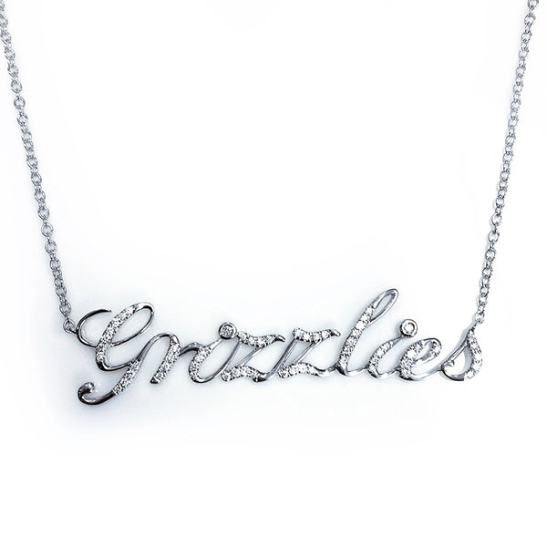 GRIZZLIES Name Plate - N4516A Birmingham Jewelry Necklace Birmingham Jewelry 