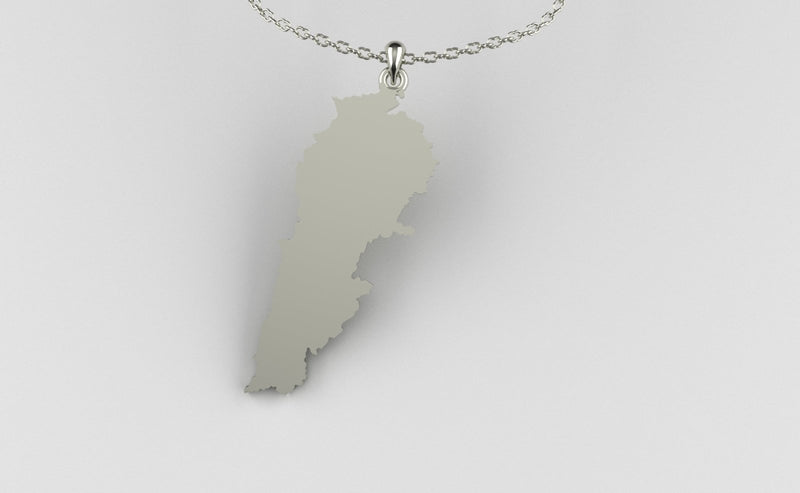 Lebanon Map Pendant Birmingham Jewelry Pendant Birmingham Jewelry 