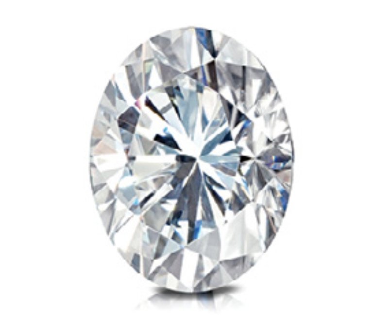 Oval Cut Colorless Moissanite Birmingham Jewelry Moissanite Birmingham Jewelry 
