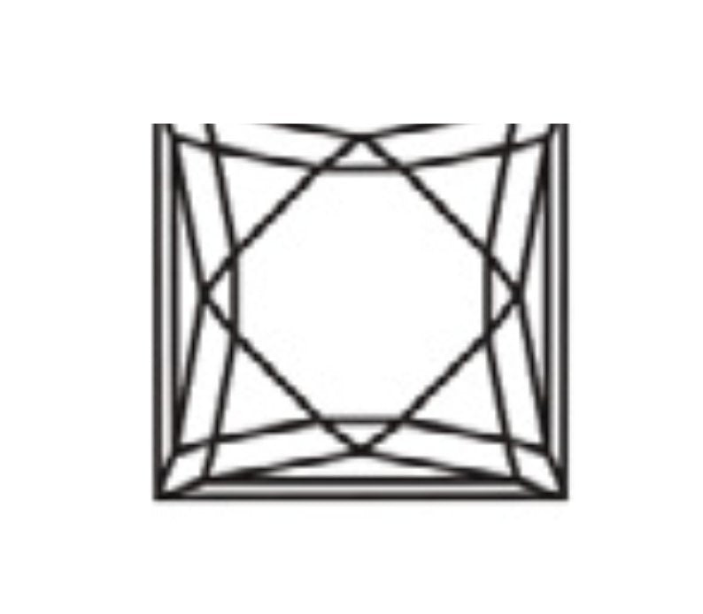 Princess Cut Colorless Moissanite Birmingham Jewelry Moissanite Birmingham Jewelry 