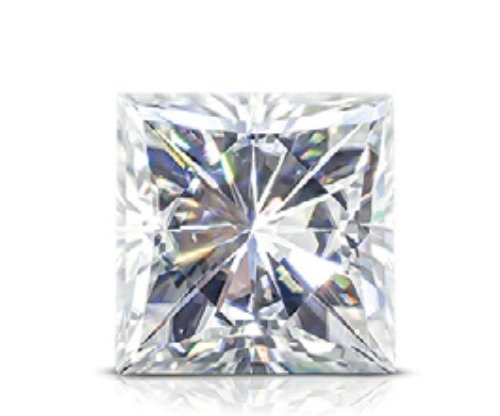 Princess Cut Colorless Moissanite Birmingham Jewelry Moissanite Birmingham Jewelry 