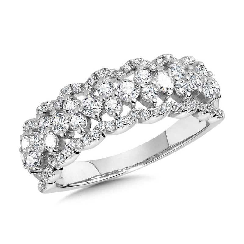 SCALLOPED DIAMOND ANNIVERSARY BAND Birmingham Jewelry Anniversary Band Birmingham Jewelry 