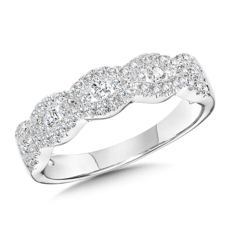 SCALLOPED DIAMOND ANNIVERSARY BAND Birmingham Jewelry Anniversary Band Birmingham Jewelry 