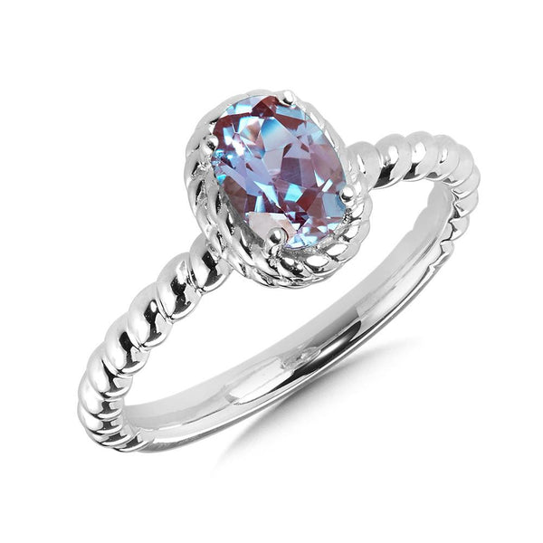 STERLING SILVER CREATED ALEXANDRITE RING Birmingham Jewelry Ring Birmingham Jewelry 