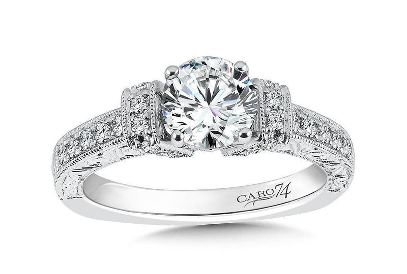 Caro74 - CR394W Caro74 Engagement Ring Birmingham Jewelry Caro74 - CR394W Engagement ring