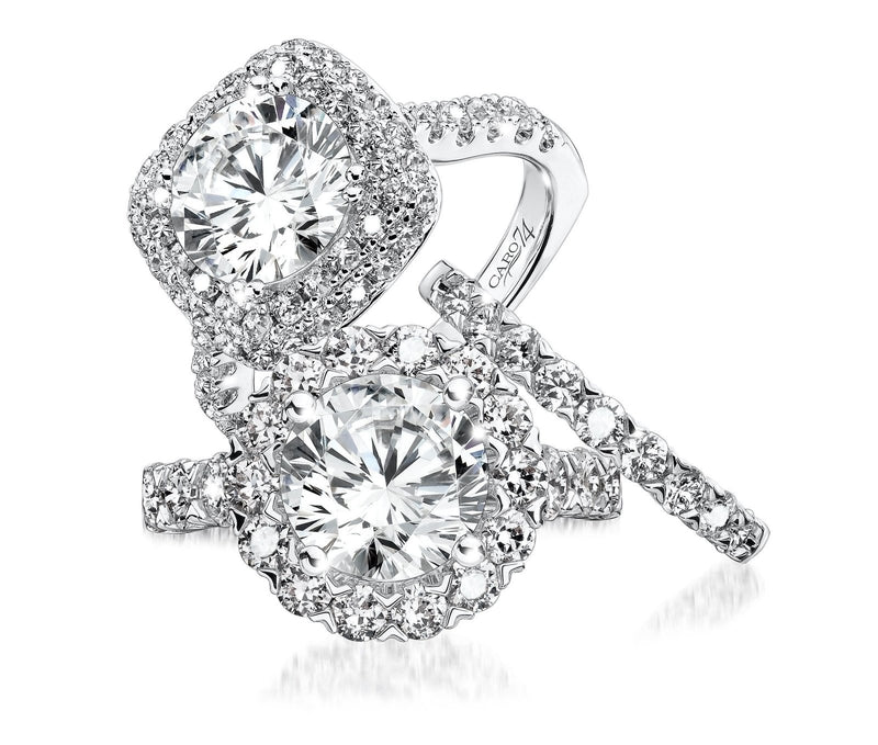 Caro74 - CR411W Caro74 Engagement Ring Birmingham Jewelry Caro74 - CR411W Engagement Ring