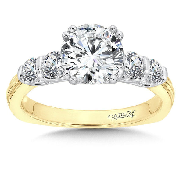 Caro74 - CR613YW Caro74 Engagement Ring Birmingham Jewelry 