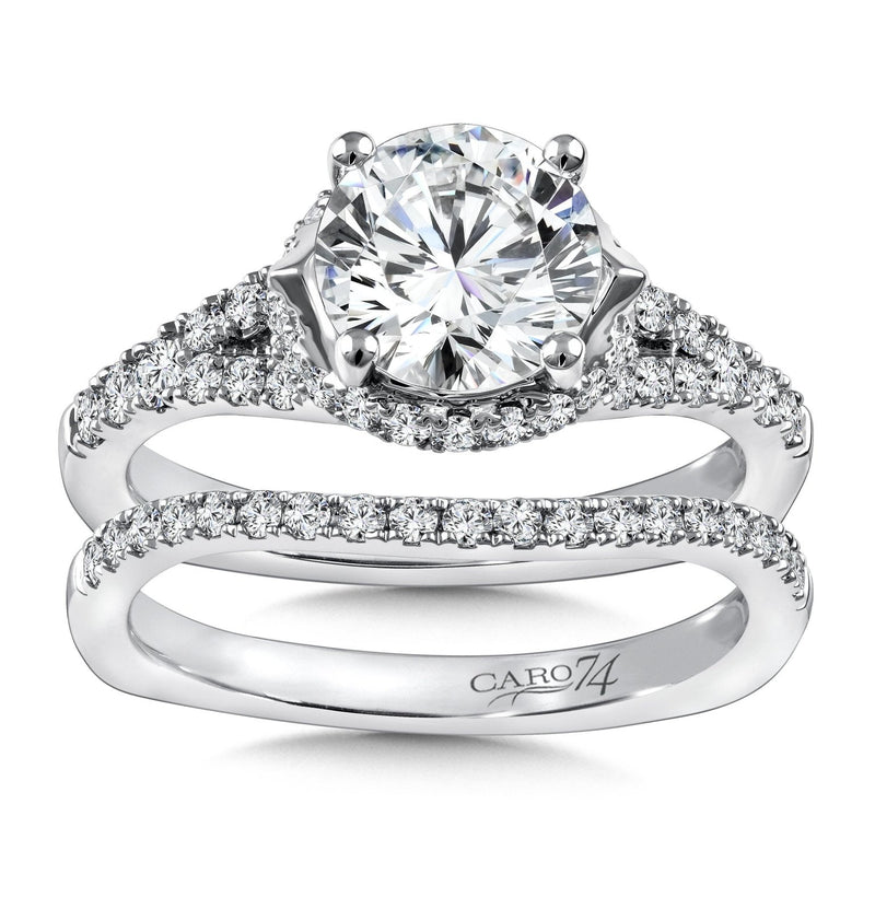 Caro74 - CR815W Caro74 Engagement Ring Birmingham Jewelry Caro74 - CR815W Engagement Ring